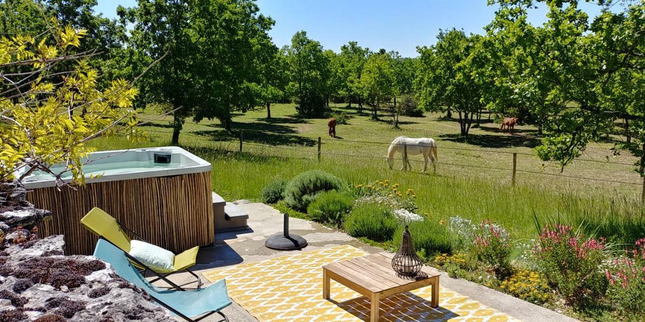 La Vayssade - Maison D'Hotes - Jacuzzi, Piscine & Truffes ラルバンク エクステリア 写真